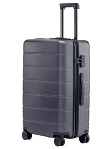 Большой дорожный пластиковый чемодан на 4 колесах колесиках с ручкой Xiaomi Mi Suitcase 28 LXX04RM серый