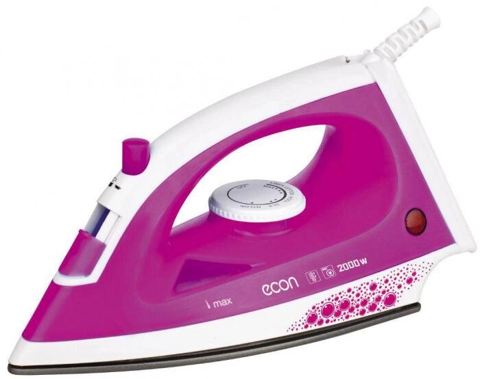 Бытовой домашний утюг ECON ECO-BI2001 розовый от компании 2255 by - онлайн гипермаркет - фото 1