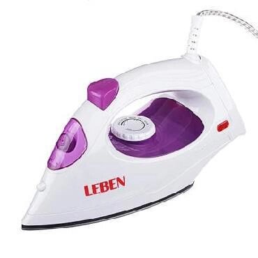 Бытовой домашний утюг LEBEN 249-002 фиолетовый от компании 2255 by - онлайн гипермаркет - фото 1