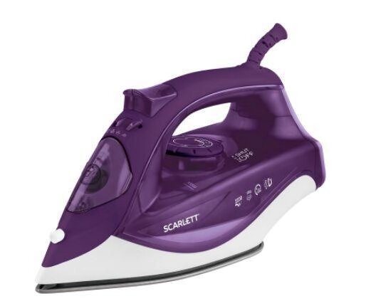Бытовой домашний утюг SCARLETT SC-SI30K51 фиолетовый от компании 2255 by - онлайн гипермаркет - фото 1