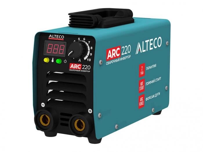 Бытовой сварочный аппарат Alteco ARC-220 Standard (N) 26350 электродный ручной сварочник MMA инвертор дуговой от компании 2255 by - онлайн гипермаркет - фото 1
