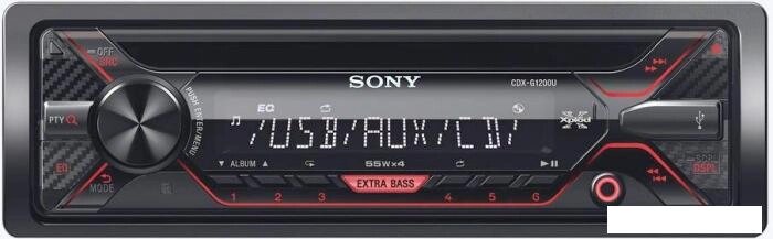 CD/MP3-магнитола Sony CDX-G1200U от компании 2255 by - онлайн гипермаркет - фото 1