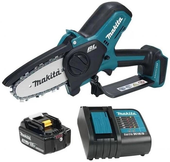 Цепная пила Makita DUC101SF,  18В,  3Ач,  с одним аккумулятором от компании 2255 by - онлайн гипермаркет - фото 1