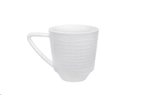 Чашка для чая кофе TUDOR TU2309 Кружка 350 мл фарфоровая керамическая белая
