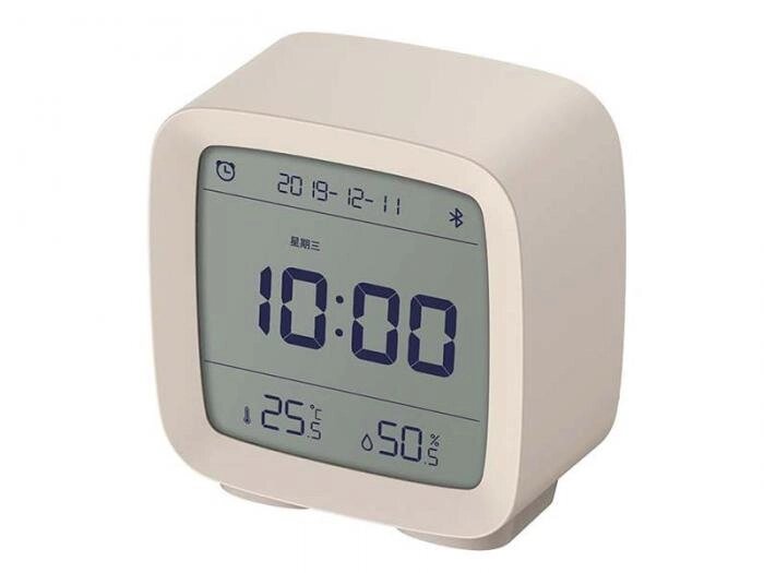 Часы электронные настольные Xiaomi ClearGrass Bluetooth Thermometer Alarm Clock CGD1 умный будильник от компании 2255 by - онлайн гипермаркет - фото 1
