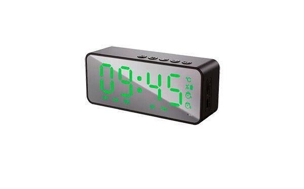Часы-радио SOUNDMAX SM-1520B зеленые цифры от компании 2255 by - онлайн гипермаркет - фото 1