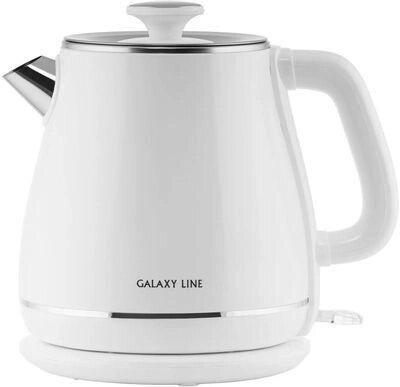 Чайник электрический GALAXY LINE GL 0331, 2200Вт, белый от компании 2255 by - онлайн гипермаркет - фото 1