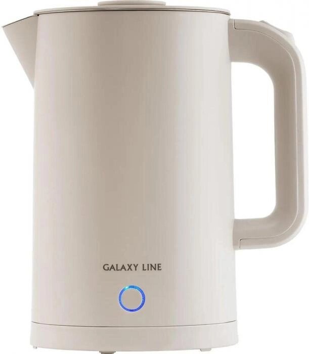 Чайник электрический GALAXY LINE GL 0362, 2200Вт, бежевый от компании 2255 by - онлайн гипермаркет - фото 1