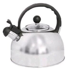 Чайник со свистком из нержавейки металлический MALLONY DJA-3033 3л для индукционной и газовой плиты