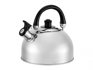 Чайник со свистком из нержавейки металлический Webber BE-0528 4,5л для индукционной и газовой плиты