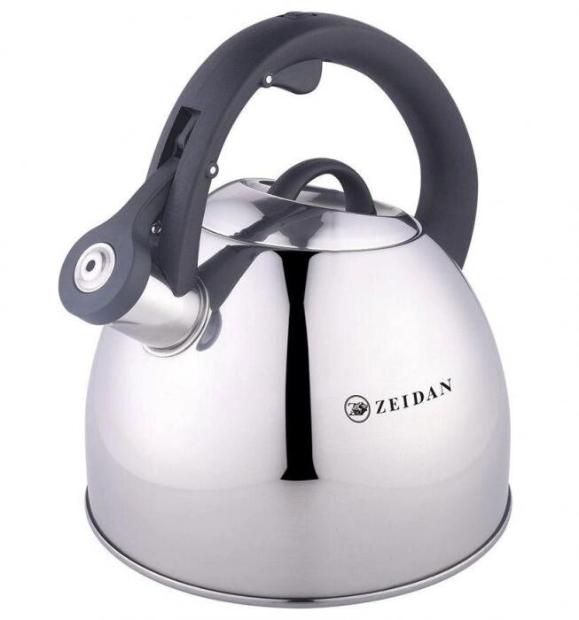 Чайник со свистком ZEIDAN Z-4430 из нержавеющей стали 3 литра для индукционных плит от компании 2255 by - онлайн гипермаркет - фото 1