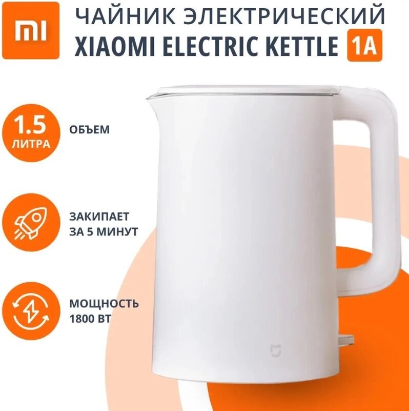 Чайник Xiaomi Mijia Electric Kettle 1S 1.7L MJDSH03YM от компании 2255 by - онлайн гипермаркет - фото 1