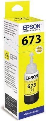 Чернила Epson 673 C13T673498 (аналог C13T67344A), для Epson, 70мл, желтый от компании 2255 by - онлайн гипермаркет - фото 1