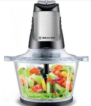 Чоппер измельчитель блендер для овощей продуктов электрический кухонный BRAYER BR1404 от компании 2255 by - онлайн гипермаркет - фото 1