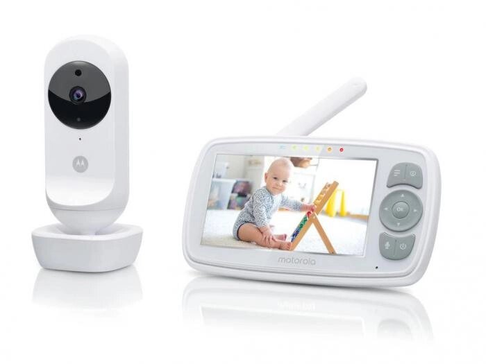 Цифровая беспроводная видеоняня Motorola EASE34 wifi детская радионяня для малыша ребенка детей от компании 2255 by - онлайн гипермаркет - фото 1