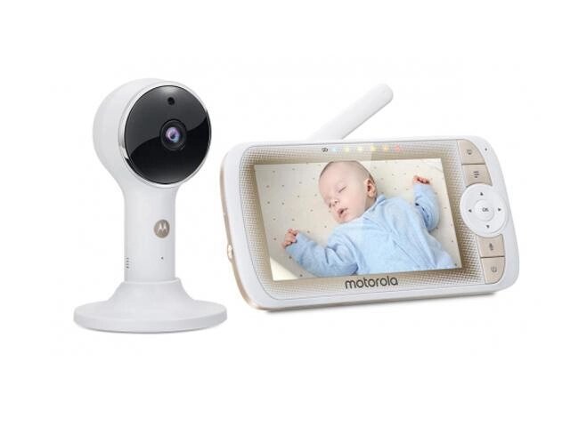 Цифровая беспроводная видеоняня Motorola Lux 65 Connect детская радионяня для малыша ребенка детей от компании 2255 by - онлайн гипермаркет - фото 1