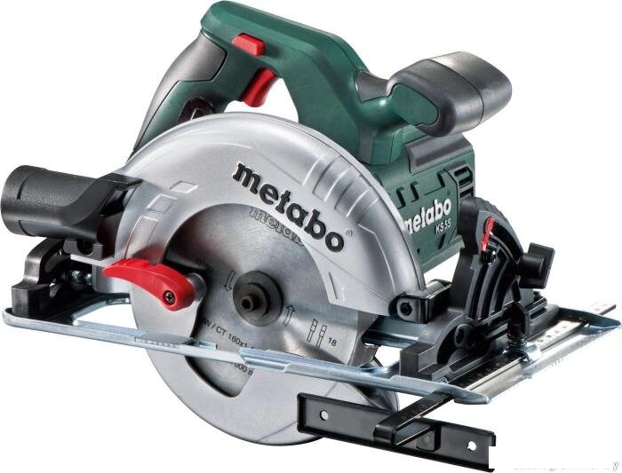 Циркулярная пила Metabo KS 55 (600855000) ручная дисковая циркулярка от компании 2255 by - онлайн гипермаркет - фото 1