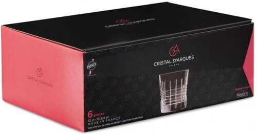 Cristal darques Q4354 набор стаканов rendez-VOUS 6шт 320мл низкие