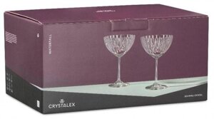 Crystalex CR340101W набор бокалов для мартини waterfall 6шт 340мл