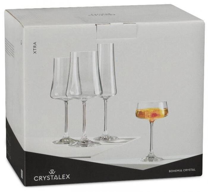 CRYSTALEX CR360101X Набор бокалов для вина XTRA 6шт 360мл от компании 2255 by - онлайн гипермаркет - фото 1