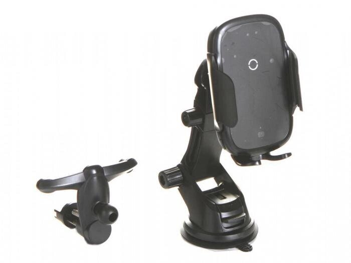 Держатель Baseus Light Electric Holder Wireless Charger Black WXHW03-01 от компании 2255 by - онлайн гипермаркет - фото 1