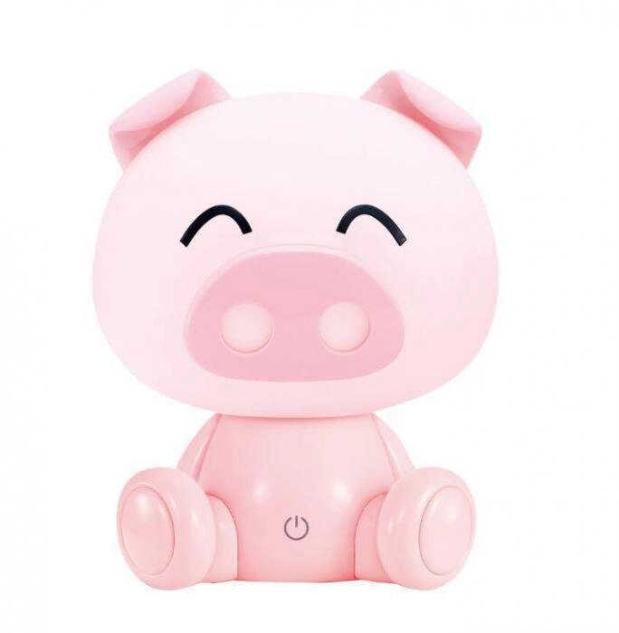 Детская настольная лампа CAMELION KD-891 C14 розовый LED светодиодный светильник свинка от компании 2255 by - онлайн гипермаркет - фото 1