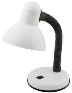 Детская настольная лампа светильник UNIEL UL-00001805 TLI-225 E27 белый для школьника