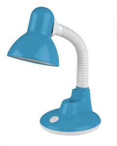 Детская настольная лампа светильник UNIEL UL-00001810 TLI-227 синяя E27 для школьника мальчика