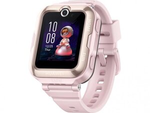 Детские смарт часы-телефон для детей девочки умные наручные Huawei Watch Kids 4 Pro ASN-AL10 розовые