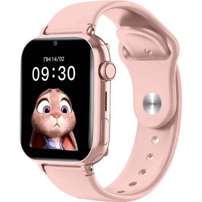 Детские смарт часы-телефон для детей девочки умные наручные с сим картой GPS камерой Aimoto Concept розовые от компании 2255 by - онлайн гипермаркет - фото 1