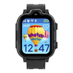Детские смарт часы-телефон для детей мальчика умные наручные с сим картой GPS камерой Aimoto Trend черные