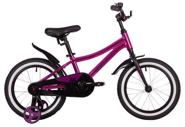 Детский велосипед для девочек с приставными колесами NOVATRACK 167AKATRINA. GPN22 розовый от компании 2255 by - онлайн гипермаркет - фото 1