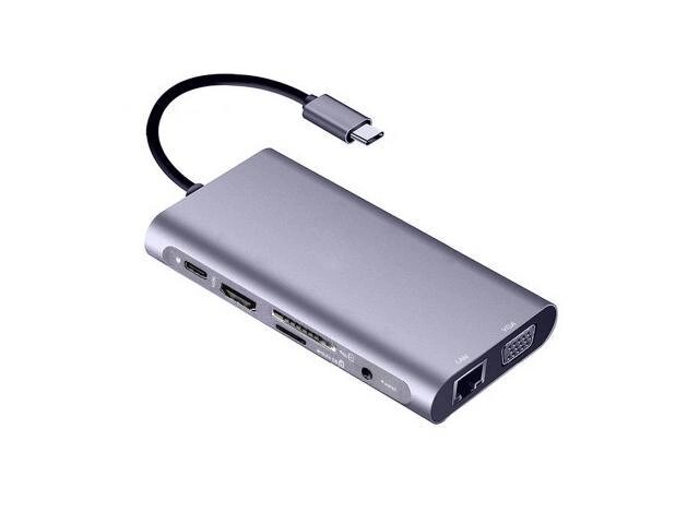 Док-станция KS-is USB Type-C 10 в 1 KS-701 от компании 2255 by - онлайн гипермаркет - фото 1