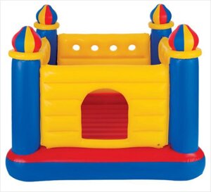 Домашний детский надувной батут Intex 48259 игровой центр Замок для прыжков детей дома