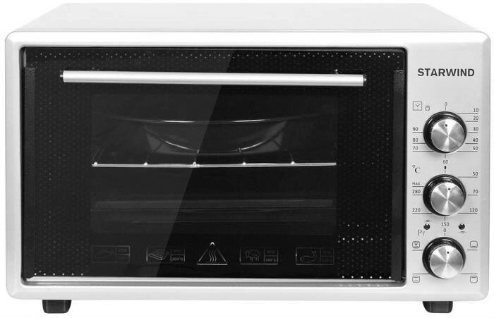 Домашняя мини печь для дачи дома кухни выпечки кондитера разогрева еды пищи жарочный шкаф STARWIND SMO2021 от компании 2255 by - онлайн гипермаркет - фото 1