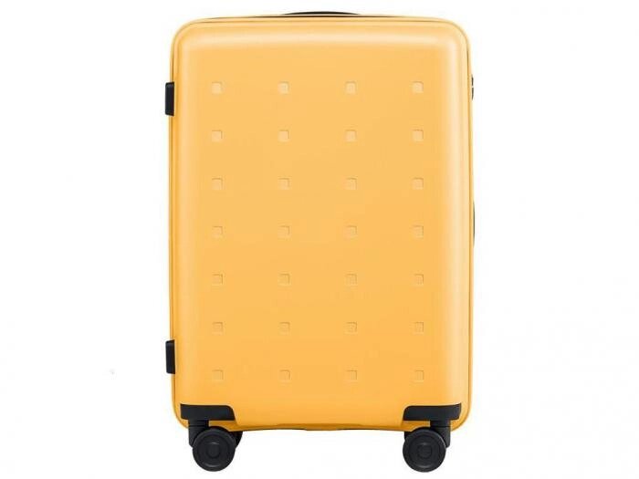 Дорожный пластиковый чемодан на 4 колесах колесиках с ручкой Xiaomi 20 Youth Version желтый ручная кладь от компании 2255 by - онлайн гипермаркет - фото 1