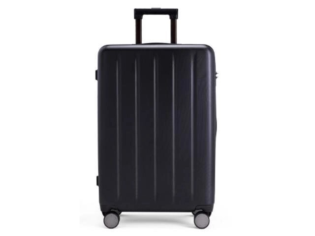 Дорожный пластиковый чемодан на 4 колесах колесиках с ручкой Xiaomi 90 Points Suitcase 1A 20 черный средний от компании 2255 by - онлайн гипермаркет - фото 1