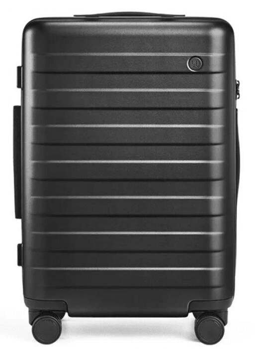 Дорожный пластиковый чемодан на 4 колесах колесиках с ручкой Xiaomi Ninetygo Rhine Luggage 20 черный средний от компании 2255 by - онлайн гипермаркет - фото 1