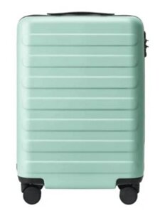 Дорожный пластиковый чемодан на 4 колесах колесиках с ручкой Xiaomi Ninetygo Rhine Luggage 20 зеленый