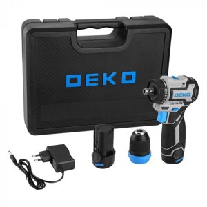 Дрель-шуруповерт аккумуляторная DEKO Loner 12V PRO 085-1122