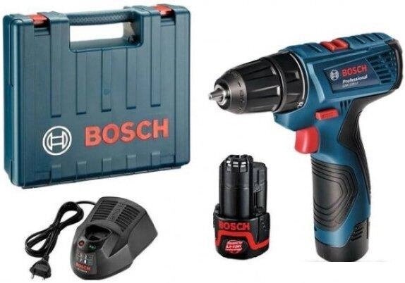 Дрель-шуруповерт Bosch GSR 120-LI Professional 06019G8000 (с 2-мя АКБ, кейс) от компании 2255 by - онлайн гипермаркет - фото 1