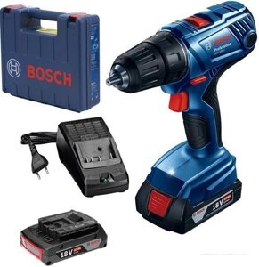 Дрель-шуруповерт Bosch GSR 180-LI Professional 06019F8109 (с 2-мя АКБ, кейс)