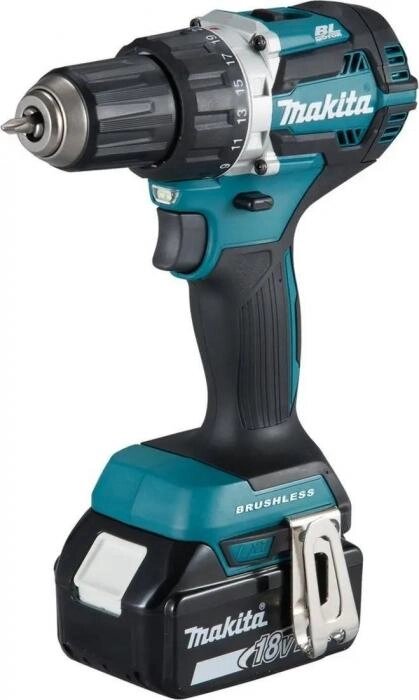 Дрель-шуруповерт Makita DDF484RME, 4Ач,  с двумя аккумуляторами от компании 2255 by - онлайн гипермаркет - фото 1