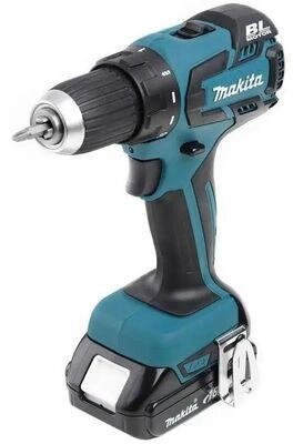 Дрель-шуруповерт Makita DHP485SYE, 1.5Ач,  с двумя аккумуляторами от компании 2255 by - онлайн гипермаркет - фото 1