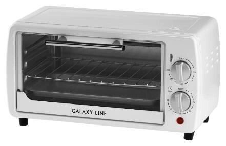 Духовка мини печь маленькая электрическая настольная для выпечки кухни дома дачи GALAXY LINE GL 2625 белый от компании 2255 by - онлайн гипермаркет - фото 1