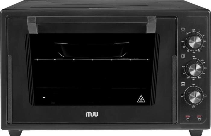Духовой шкаф настольный электрический пекарский жарочный электрошкаф для дома выпечки MIU 3609 E черная от компании 2255 by - онлайн гипермаркет - фото 1