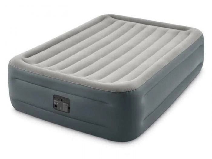 Двуспальная надувная кровать Intex Essential Rest Airbed 64126 матрас для сна со встроенным насосом от компании 2255 by - онлайн гипермаркет - фото 1