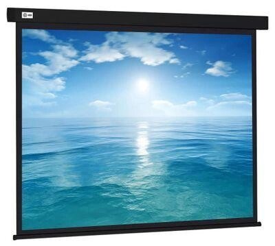 Экран Cactus Wallscreen CS-PSW-104X186-BK,  186х104.6 см, 16:9,  настенно-потолочный черный от компании 2255 by - онлайн гипермаркет - фото 1