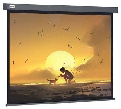 Экран Cactus Wallscreen CS-PSW-124X221-SG,  221х124.5 см, 16:9,  настенно-потолочный серый от компании 2255 by - онлайн гипермаркет - фото 1