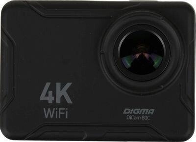 Экшн-камера Digma DiCam 80C 4K,  WiFi,  черный [dc80c] от компании 2255 by - онлайн гипермаркет - фото 1